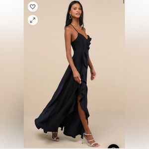 Lulu's Black High Low Dress